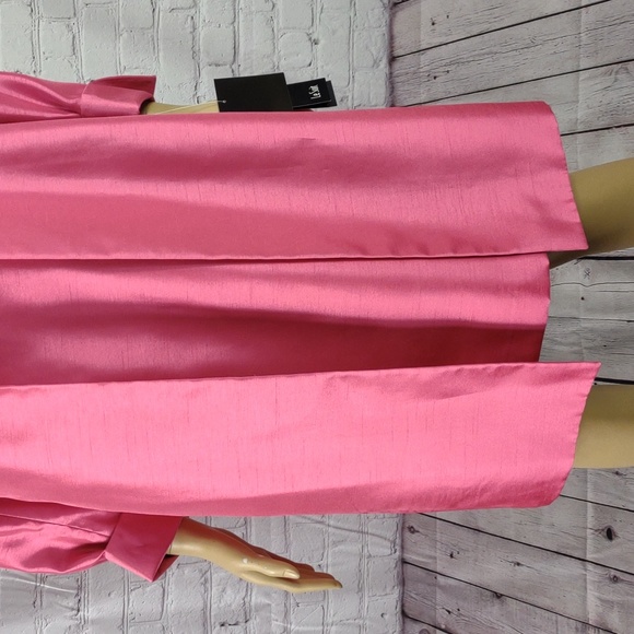 New LeSuit size 10 Petite Fuchsia Pink 2 piece Jacket & Dress - Picture 4 of 17